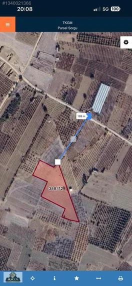 Korkuteli Küçükköyde 5.625 M2 Tarla — fotoğraf 2